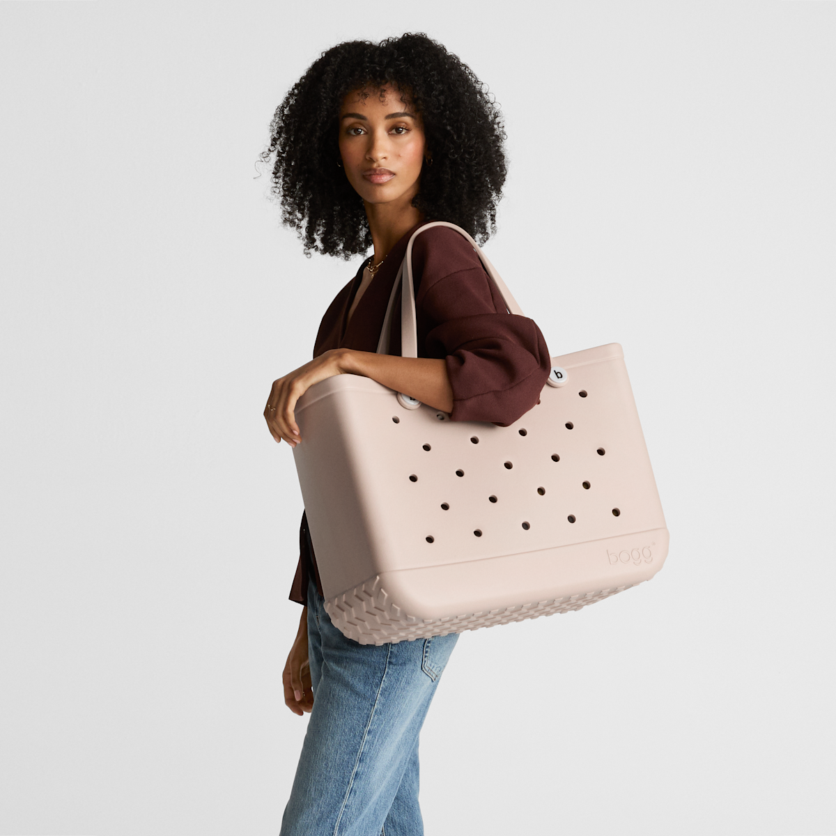 Original Bogg Bag - Checkered Coconut/Mushroom